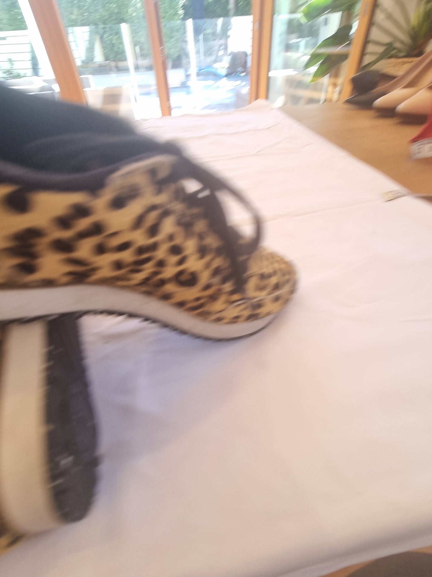 Woden Leopard Print Sneakers - EU 38 (Size 7.5)