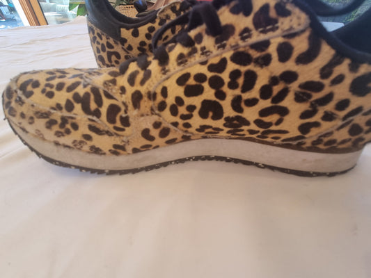 Woden Leopard Print Sneakers - EU 38 (Size 7.5)