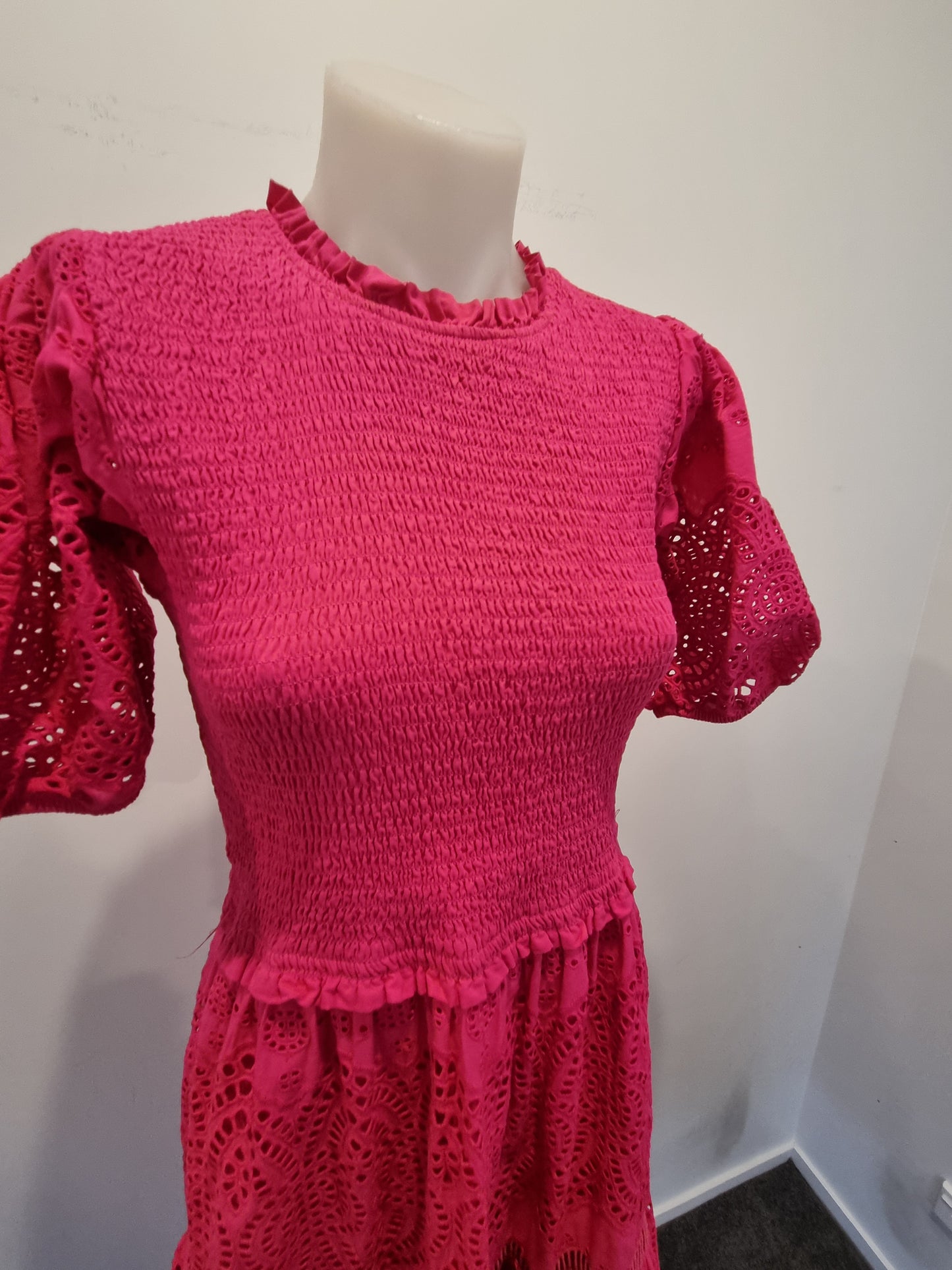 Decjuba Maxi Broderie Dress - Size 10