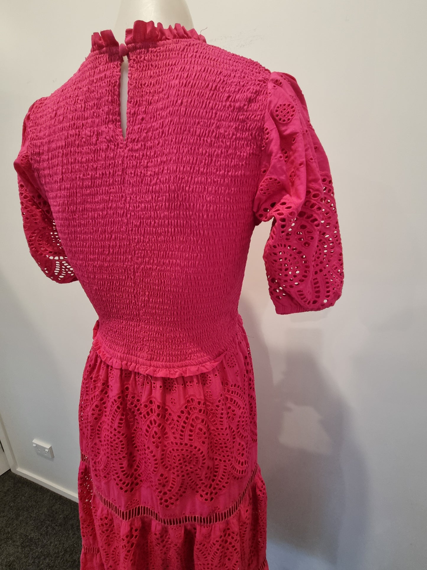 Decjuba Maxi Broderie Dress - Size 10