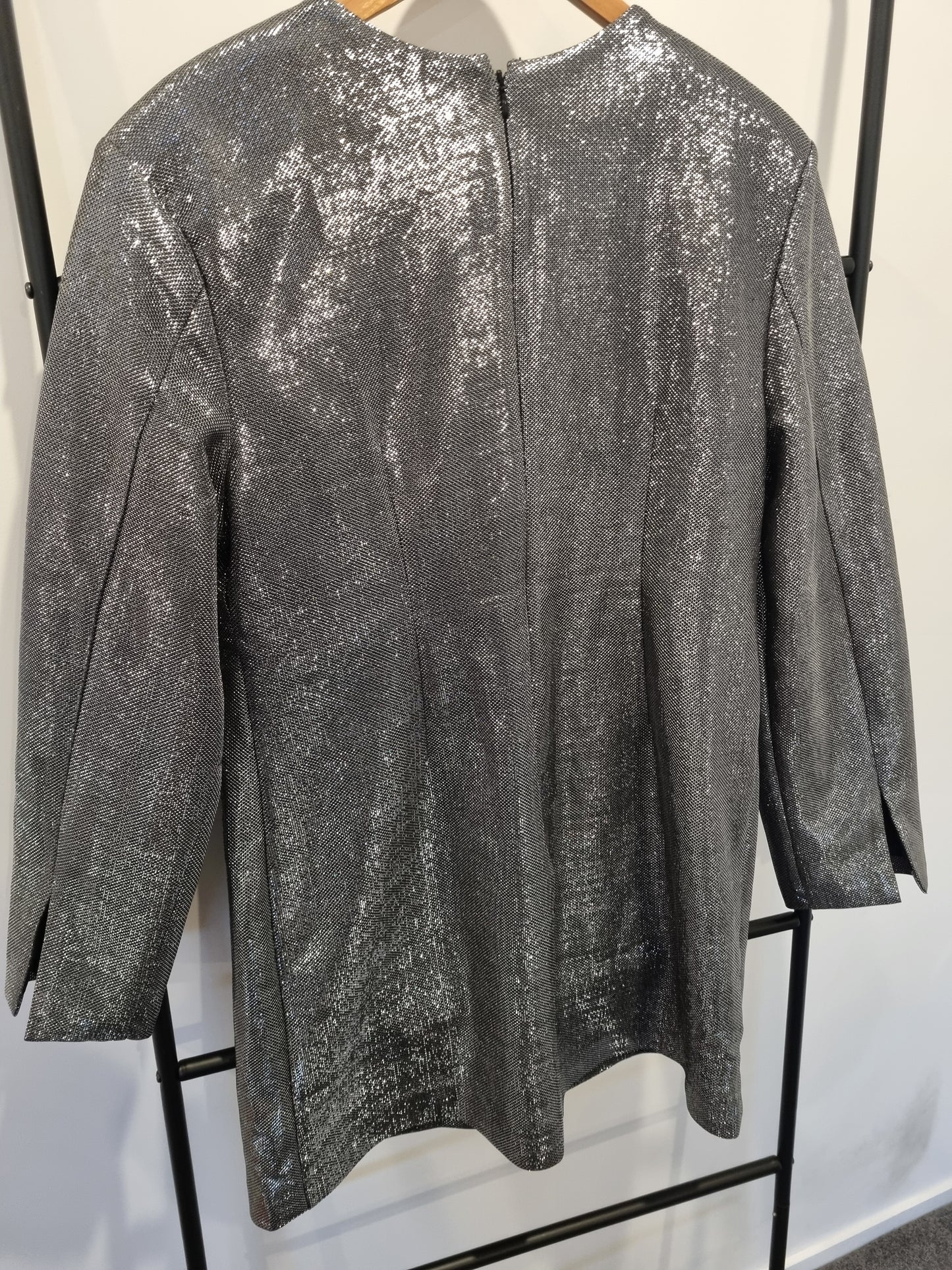 H&M Metallic Mini Dress - Size L