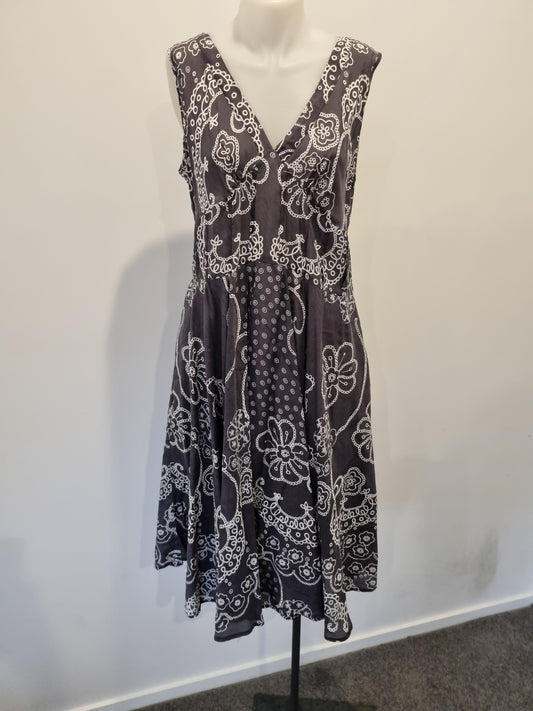 Johnny Was Silk Dress - Size 10