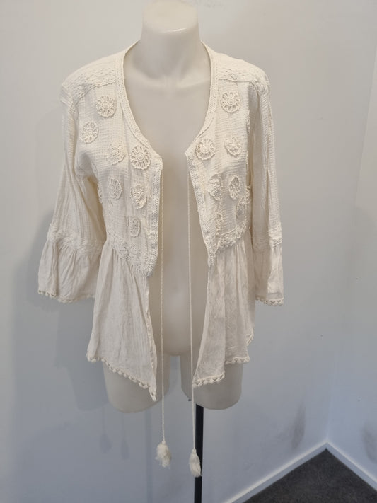Cafe Latte Cardigan - Size S