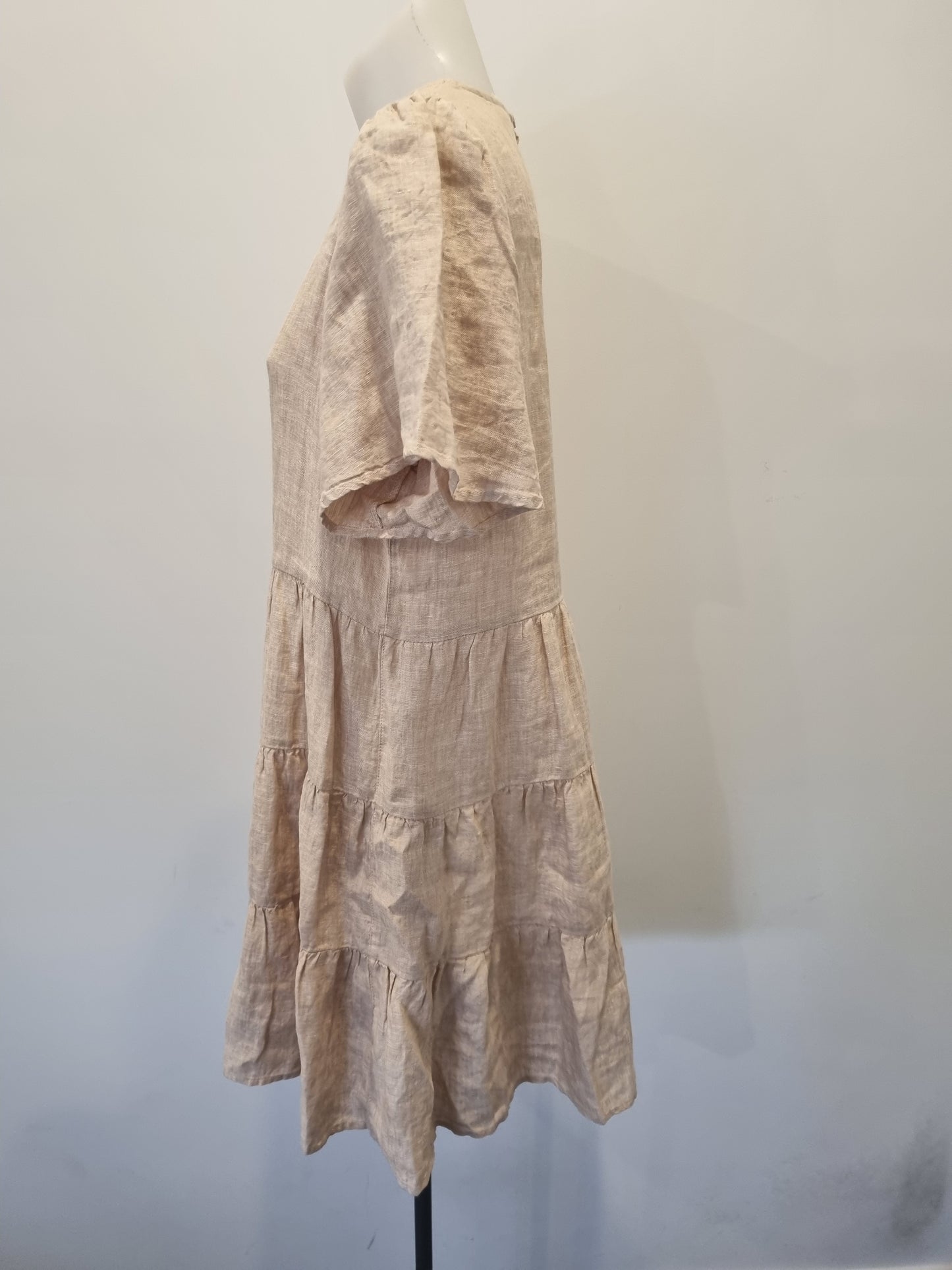 Seed Linen Mini Dress - Size 10
