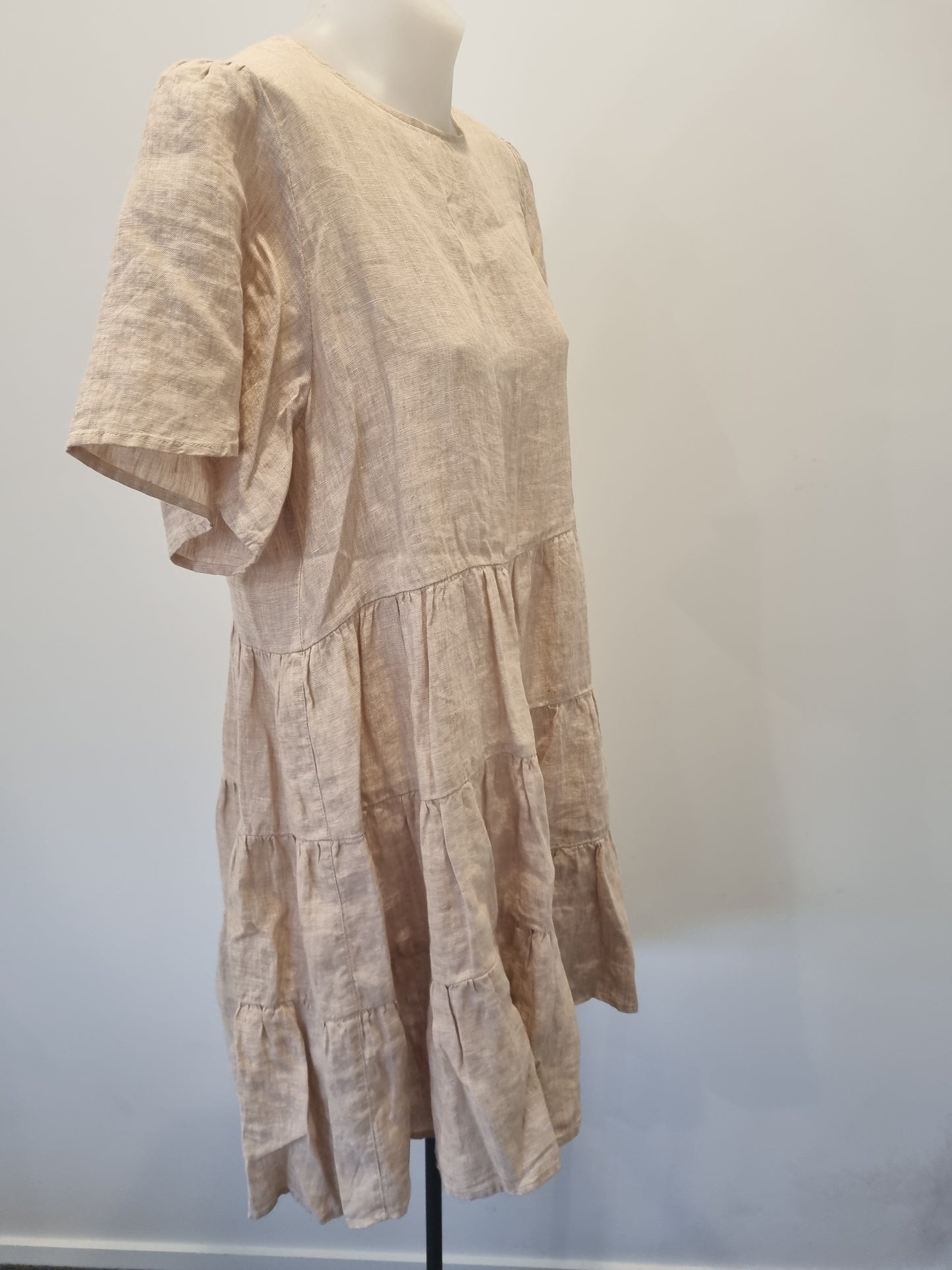Seed Linen Mini Dress - Size 10
