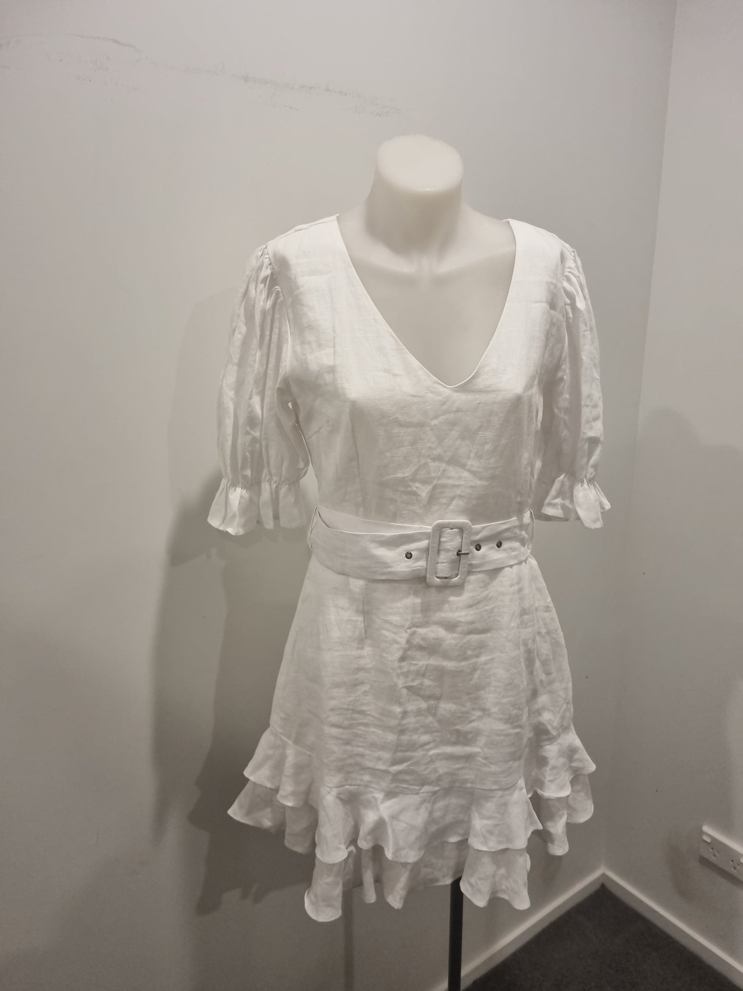Seeking Lola Linen Dress - Size 8