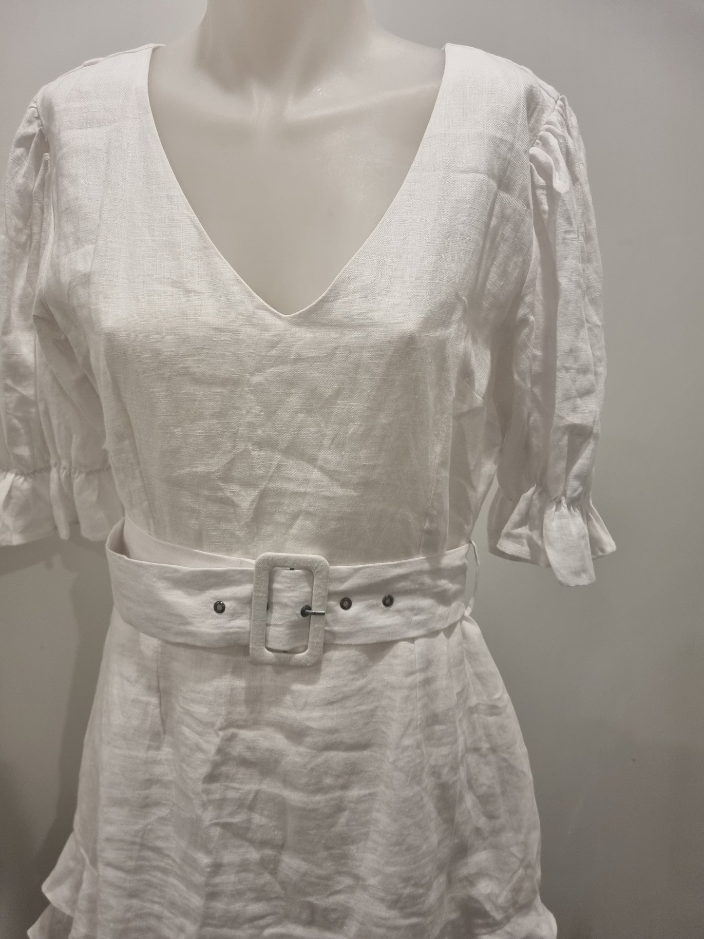 Seeking Lola Linen Dress - Size 8