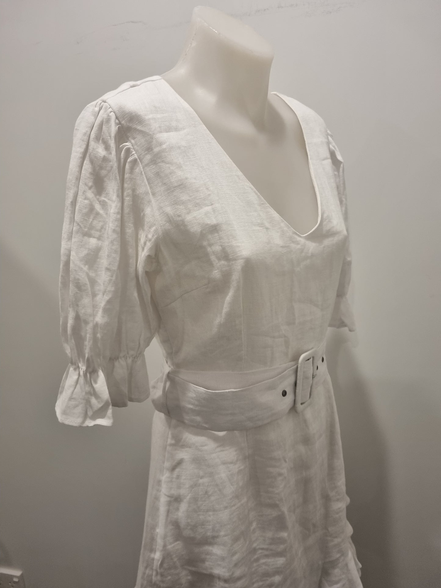 Seeking Lola Linen Dress - Size 8