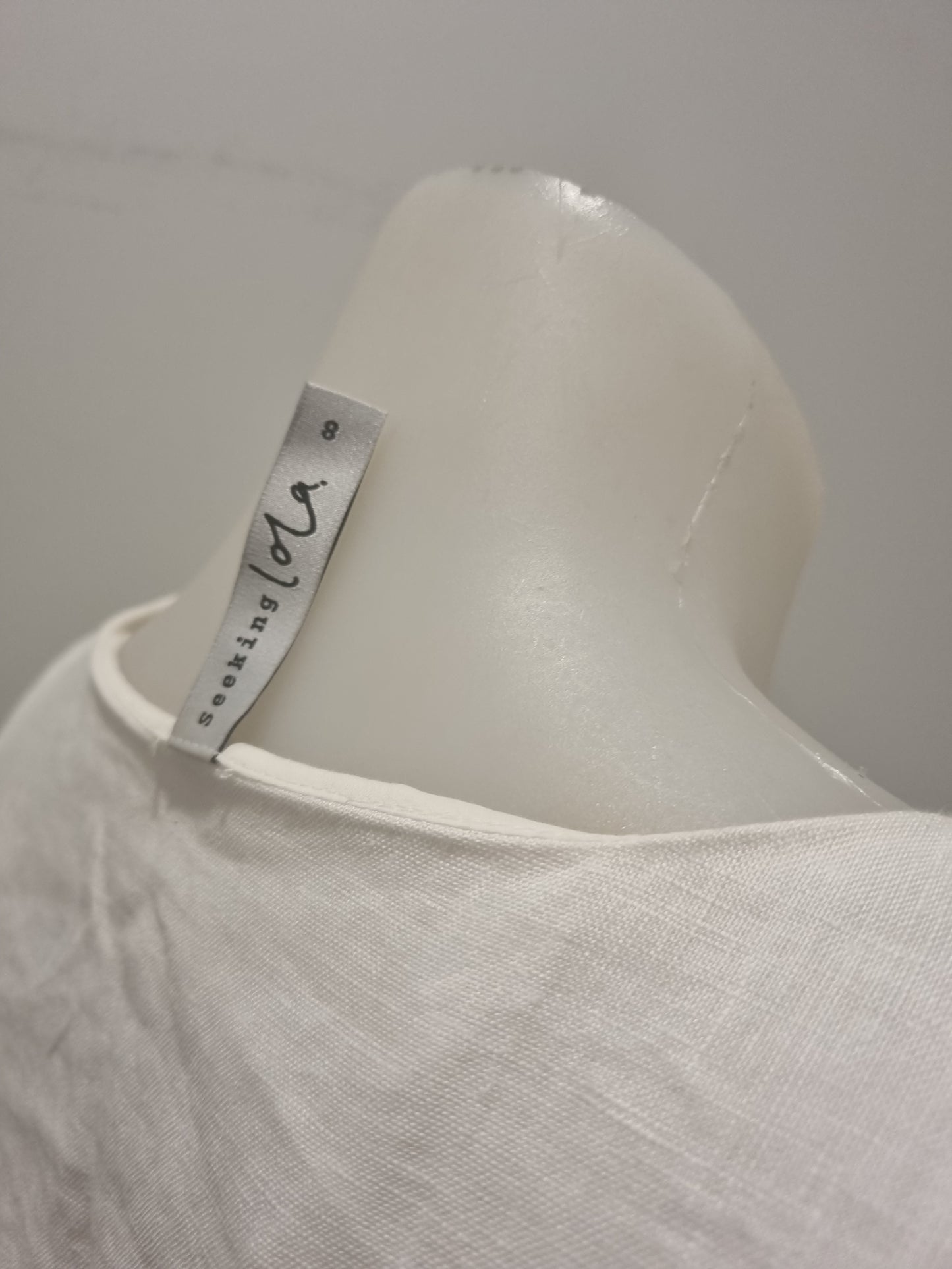 Seeking Lola Linen Dress - Size 8