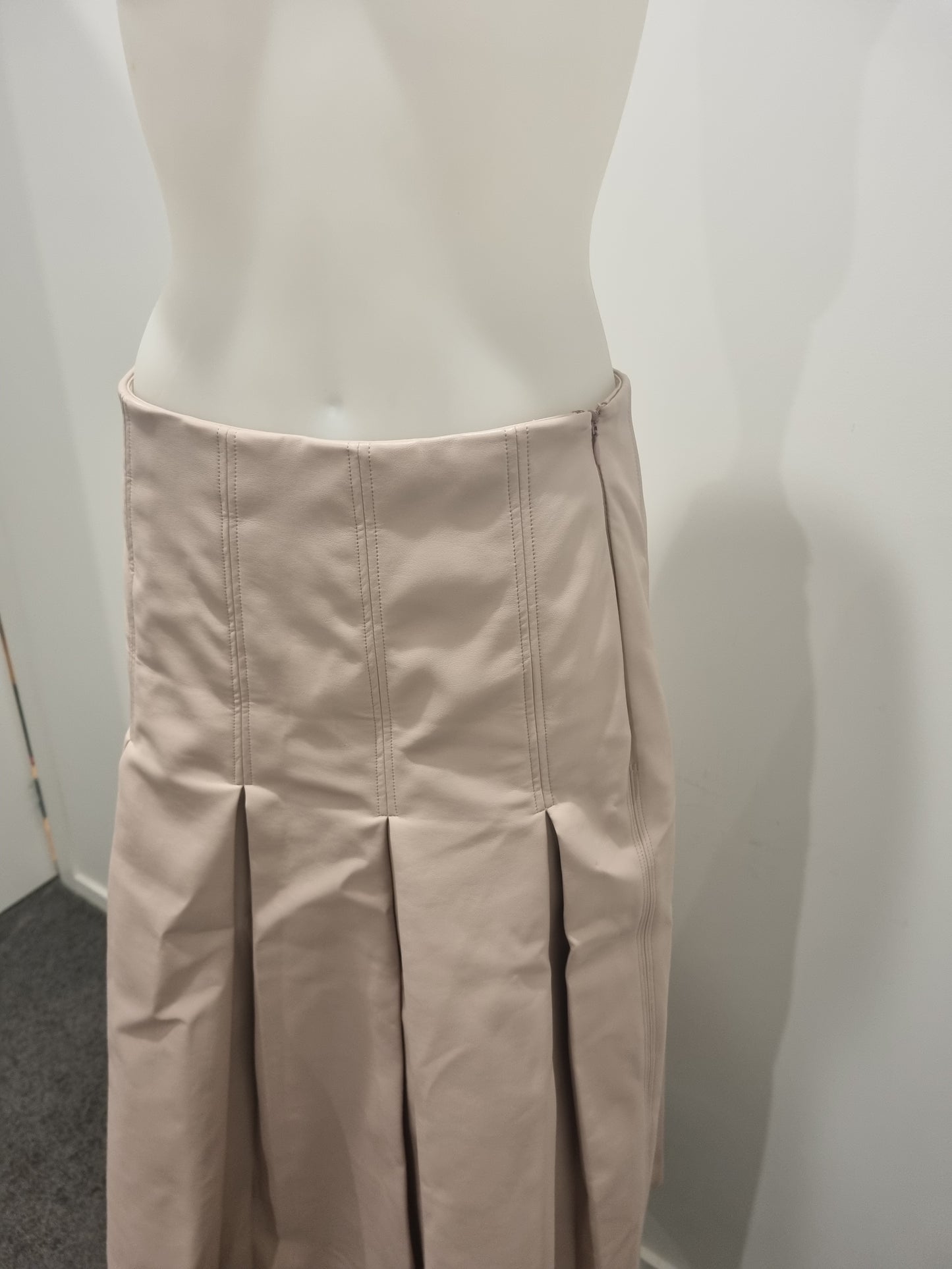 Country Road Leather look  Skirt - size 10