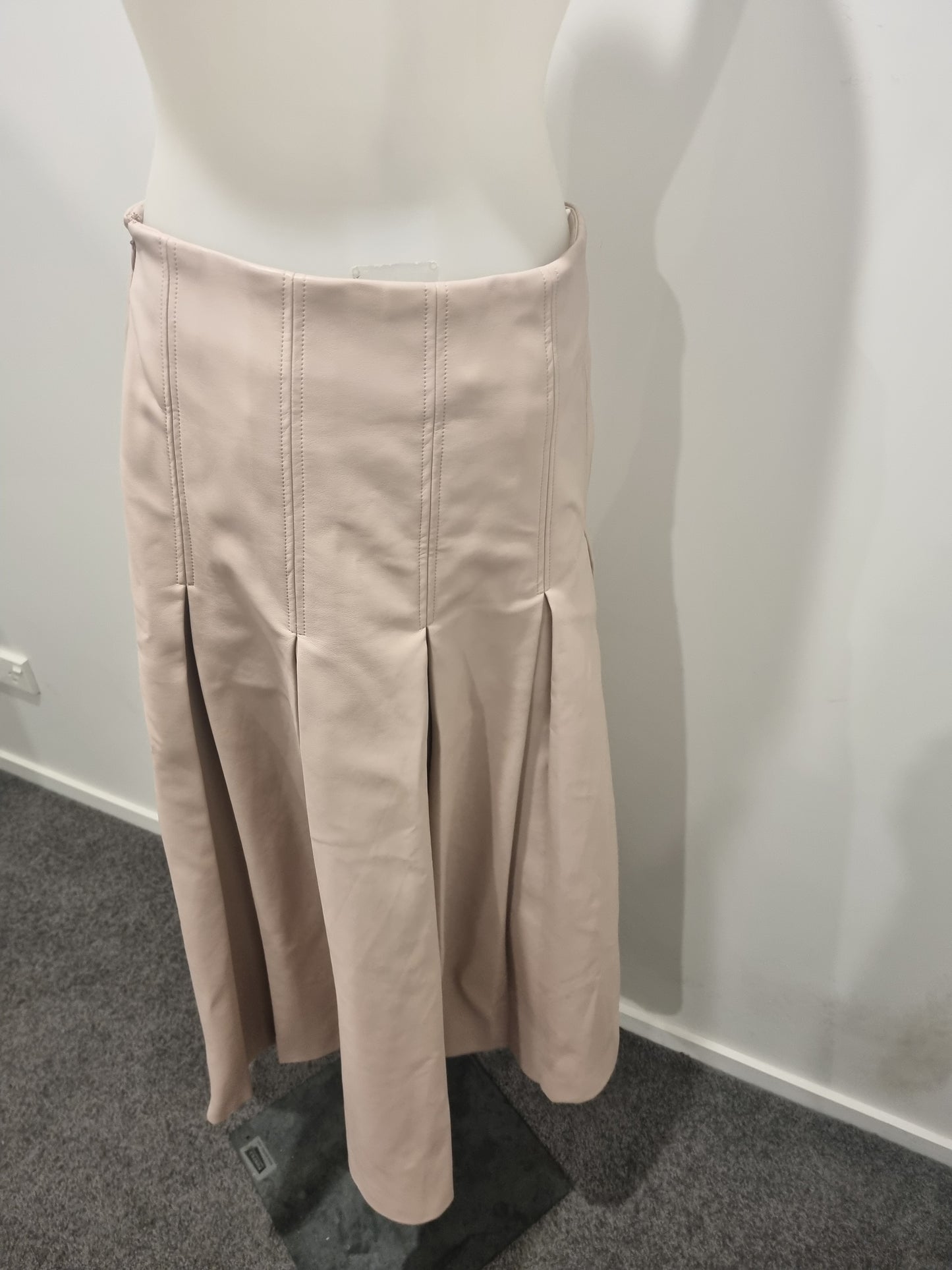 Country Road Leather look  Skirt - size 10