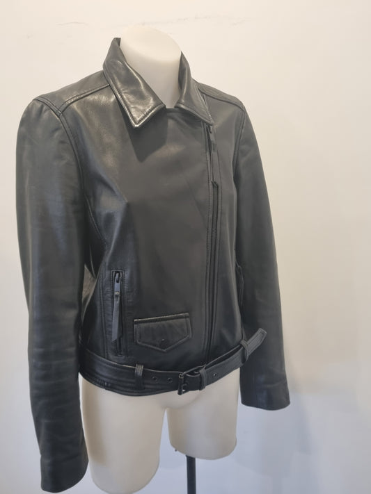 Decjuba Leather Jacket - Size 10