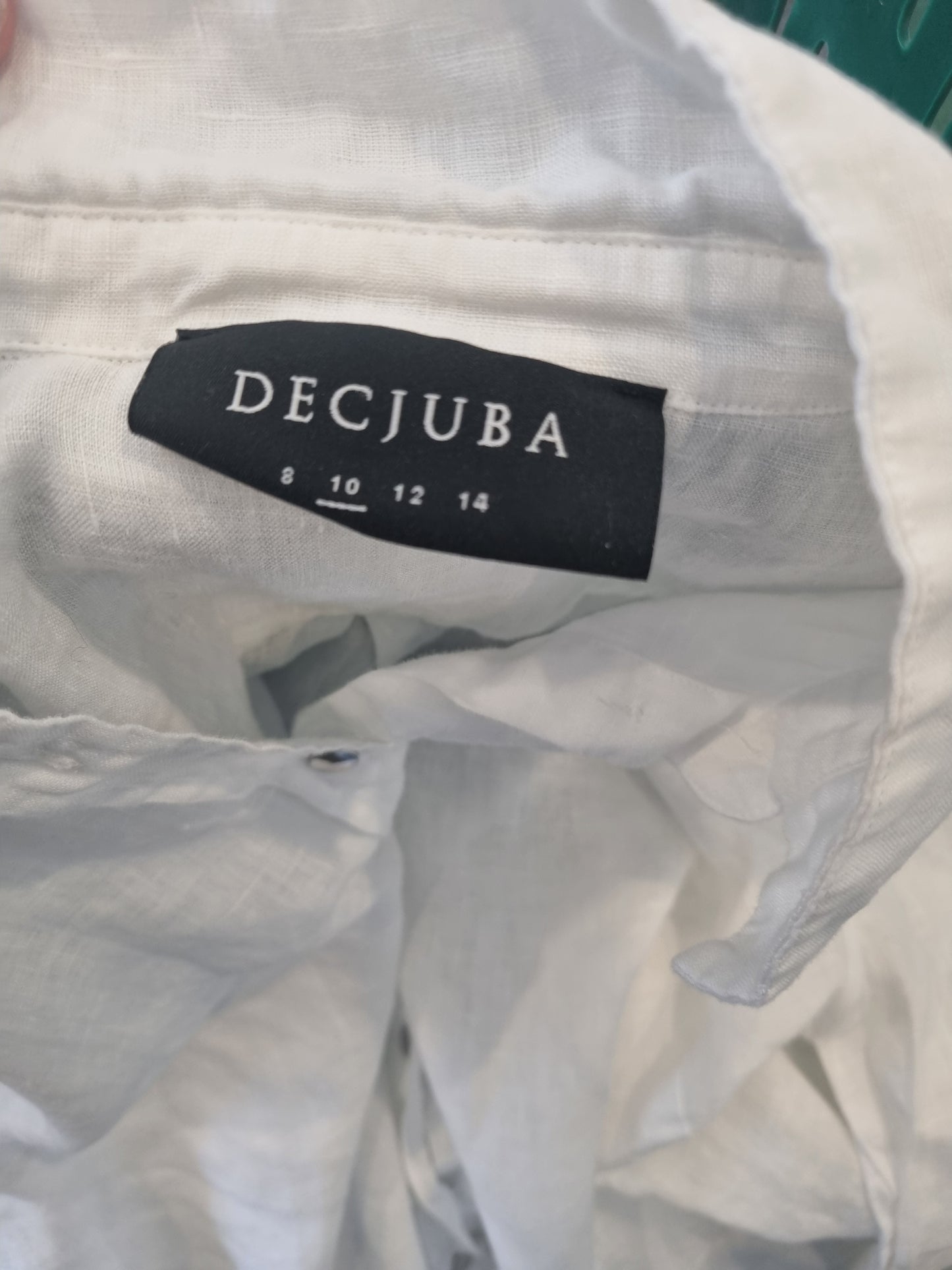 Decjuba Linen Shirt - Size 10