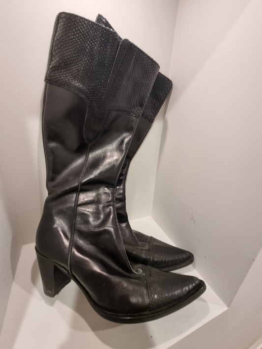 Dover Knee High Boots - Size 38