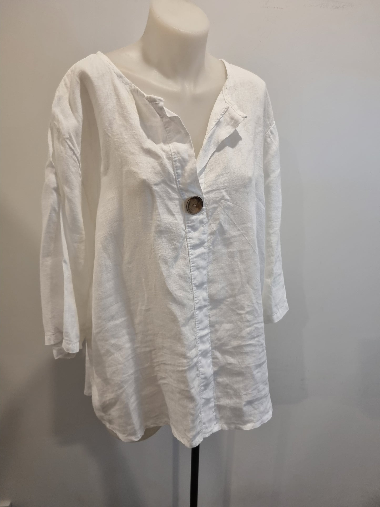 Boutique Brand Linen Top - Size 12