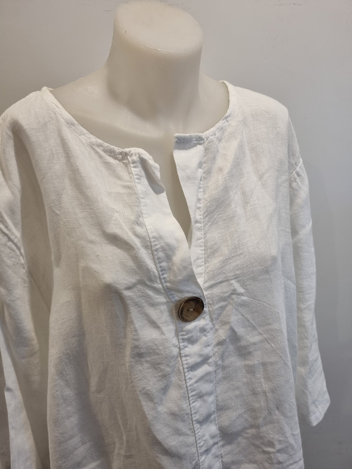 Boutique Brand Linen Top - Size 12