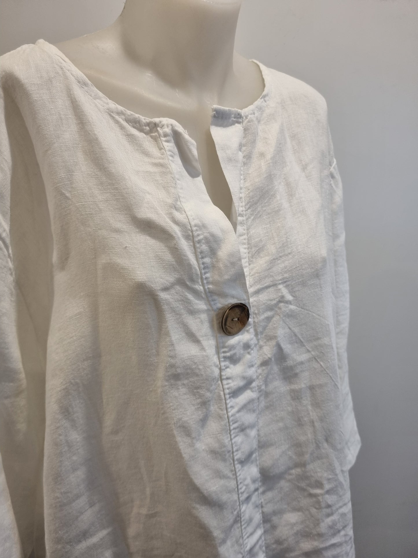 Boutique Brand Linen Top - Size 12