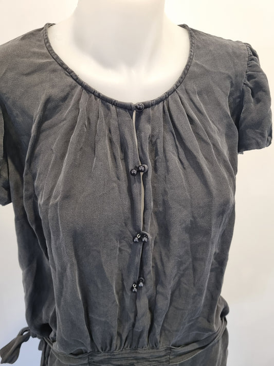 Marcs Silk Shortsleeve Blouse - Size 12