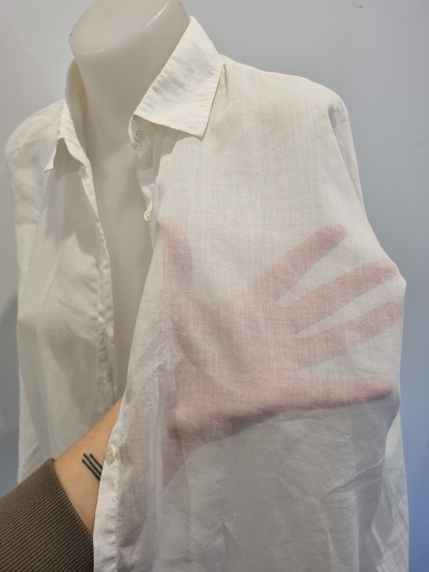 Philosophy Sheer Shirt - Size S