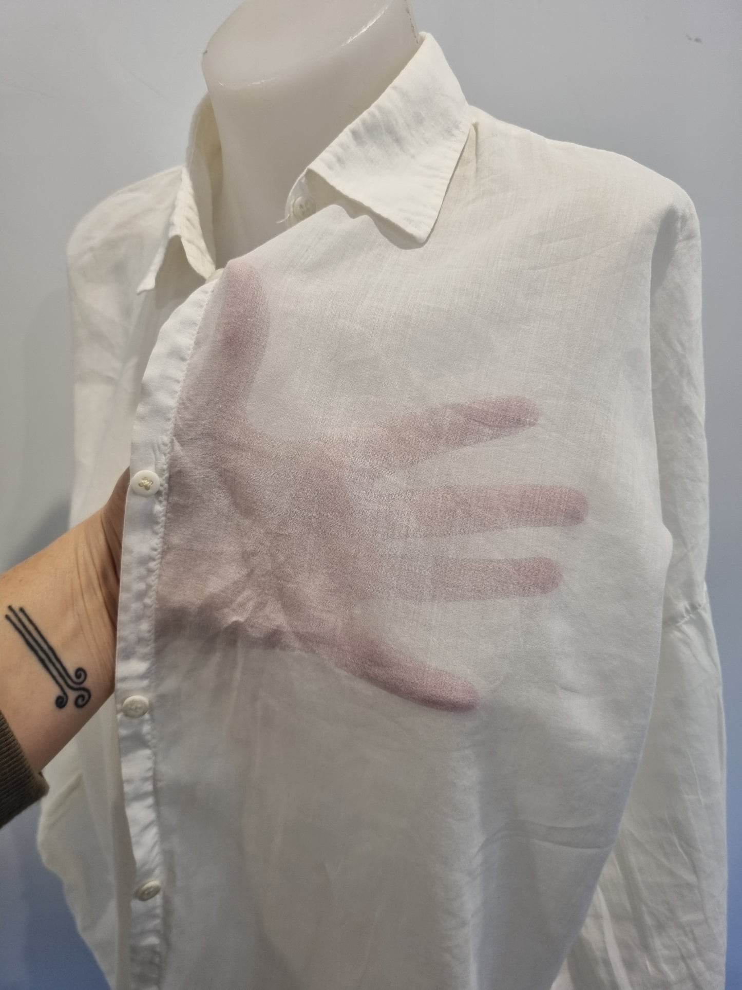 Philosophy Sheer Shirt - Size S
