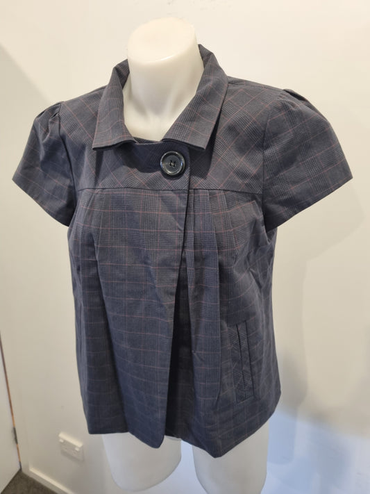 Cue Shortsleeve Jacket  / Blazer- Size 10
