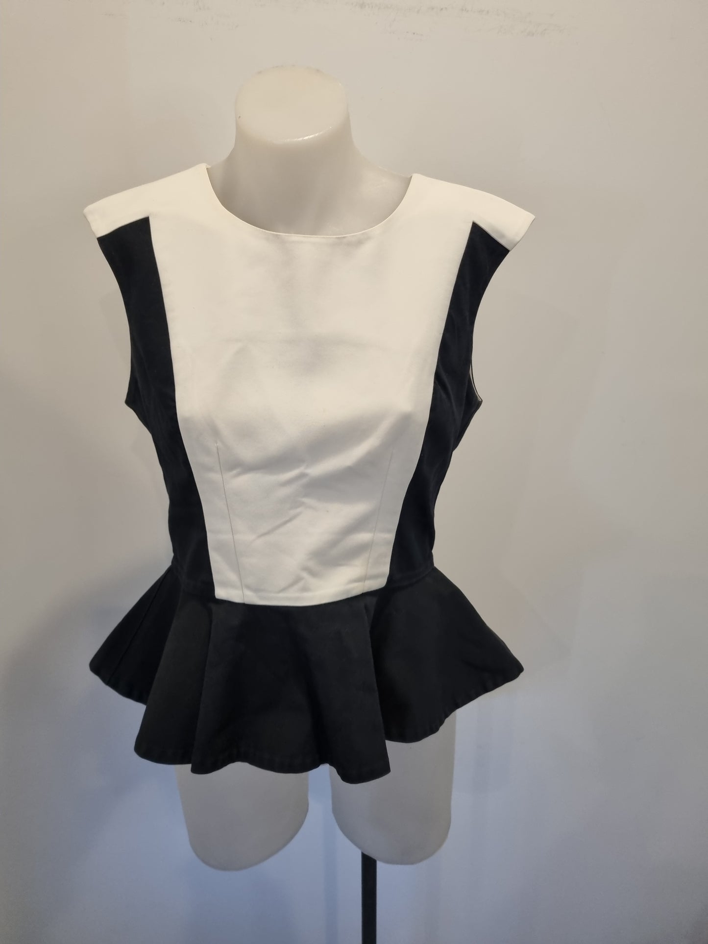Cue Peplum Top - Size 10