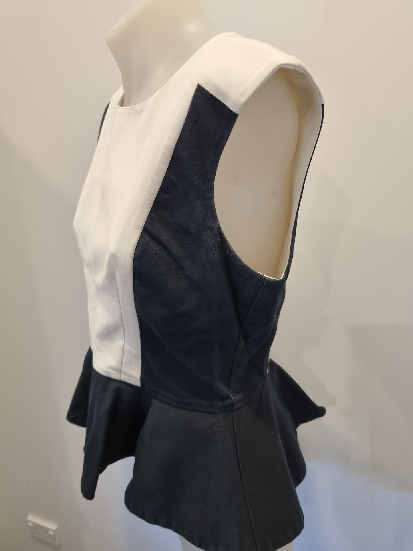 Cue Peplum Top - Size 10