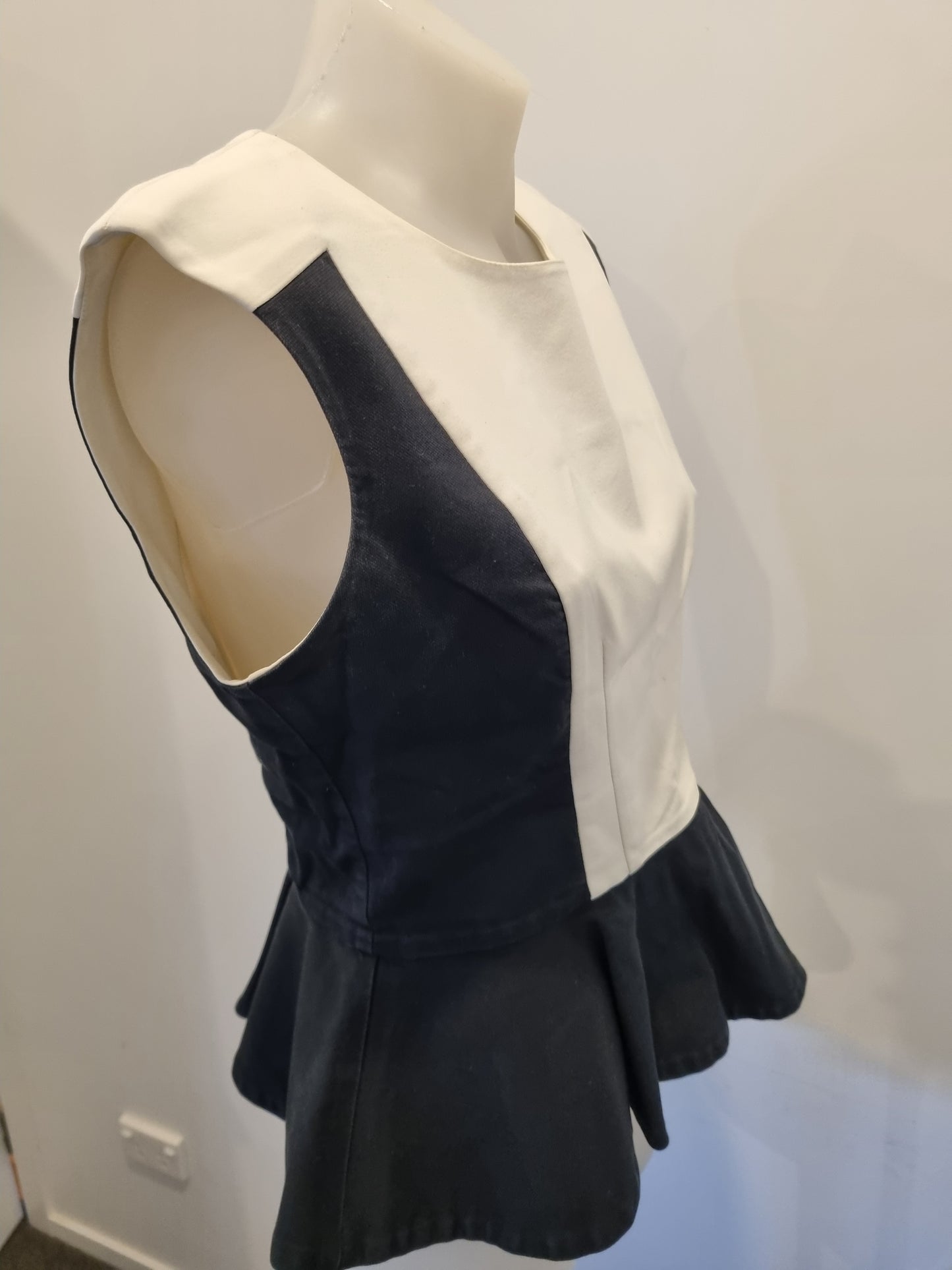 Cue Peplum Top - Size 10