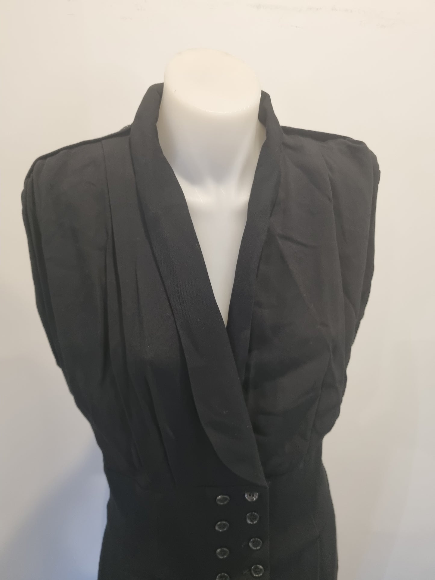 Cue Tuxedo Style Jumpsuit - Size 10