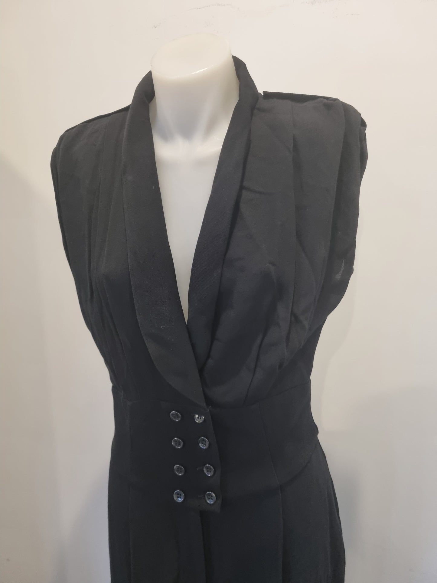 Cue Tuxedo Style Jumpsuit - Size 10