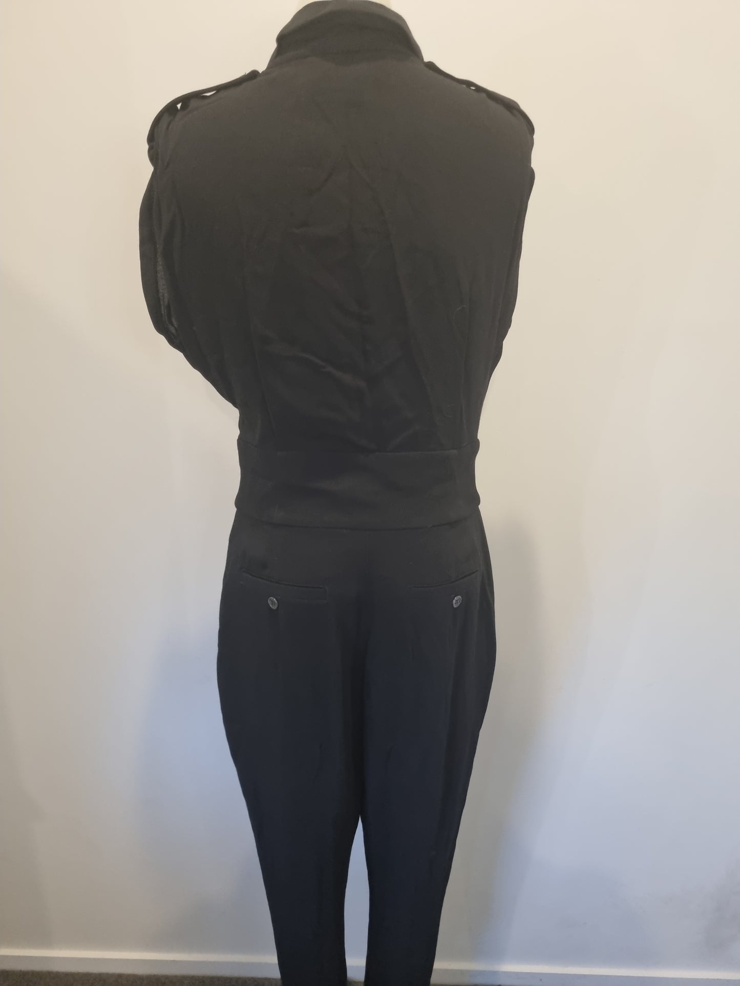Cue Tuxedo Style Jumpsuit - Size 10