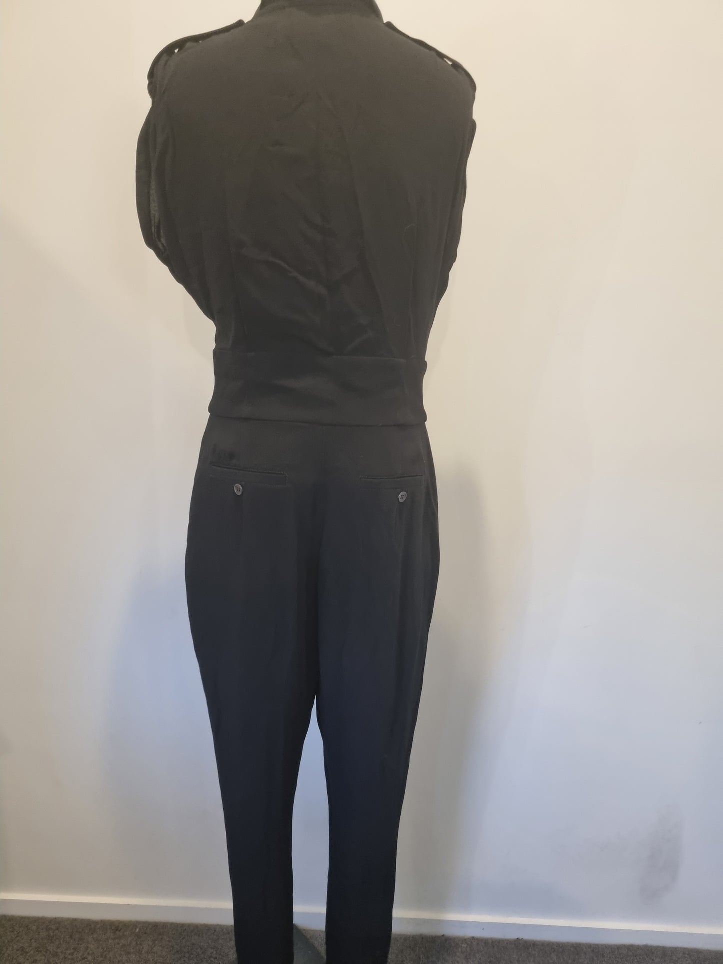 Cue Tuxedo Style Jumpsuit - Size 10