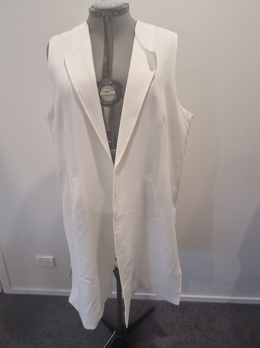 Studio East Sleeveless Jacket - Size 24 (BNWT)