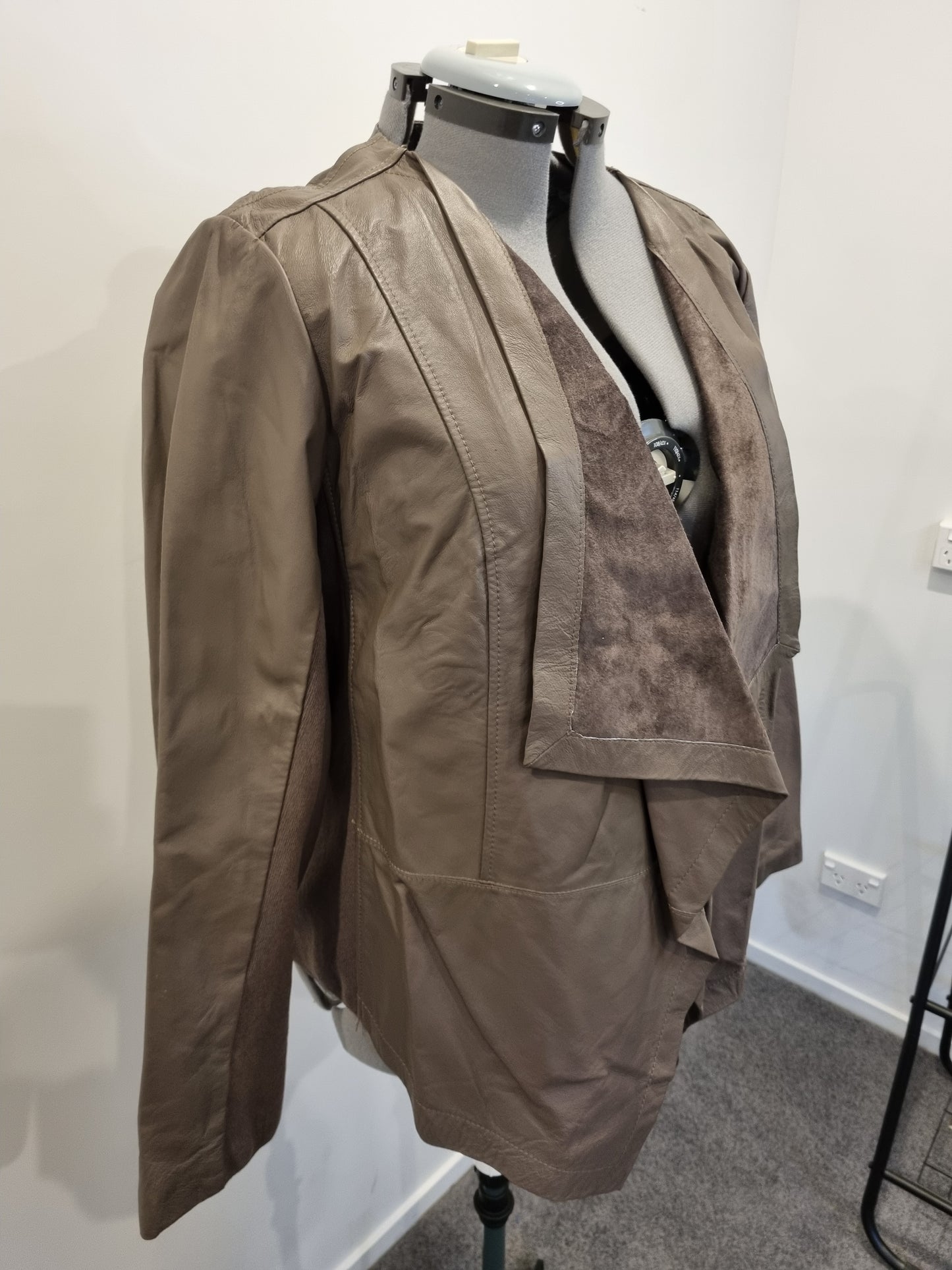 Sara Leather Jacket - Size 22 (BNWT)