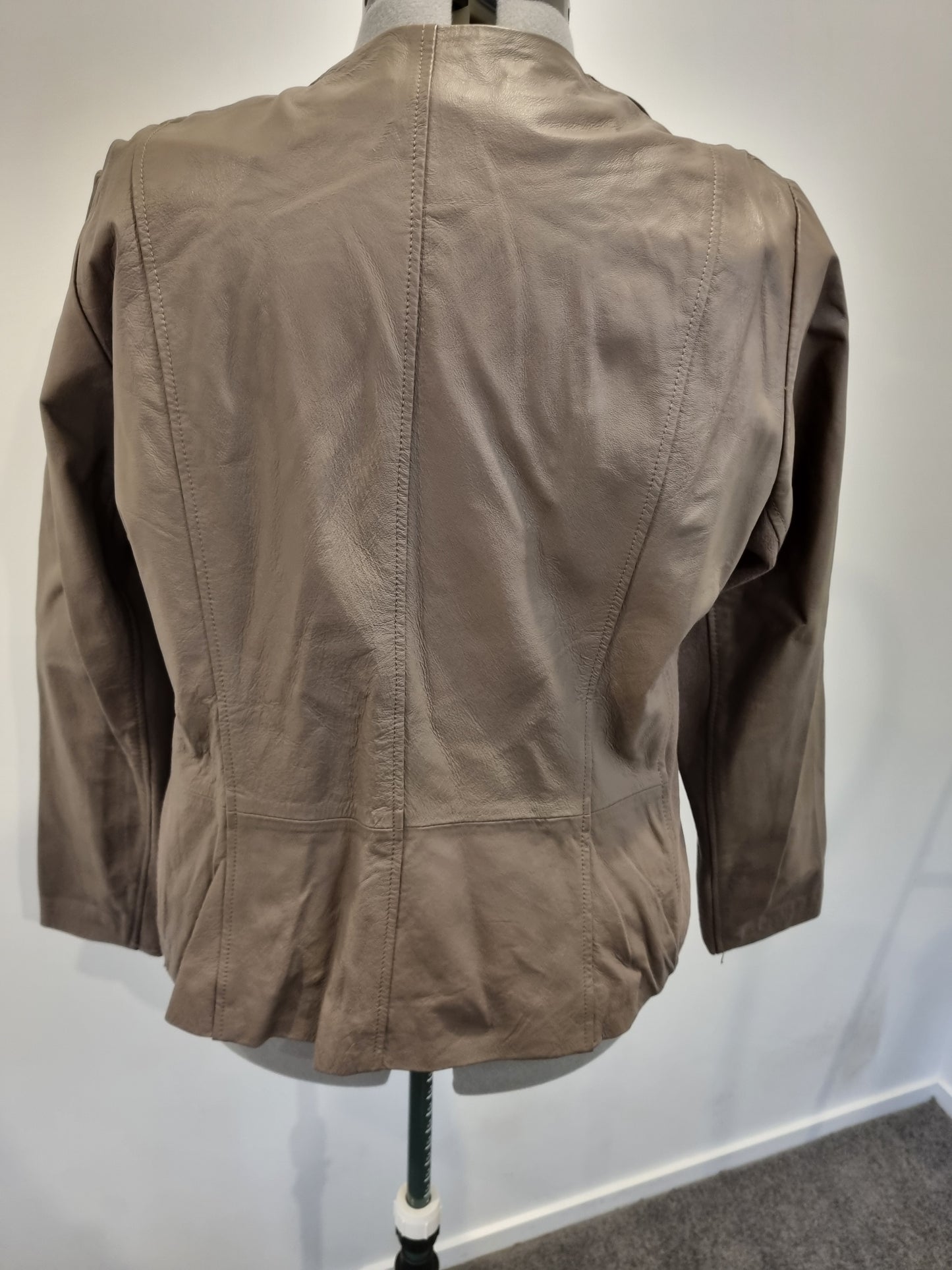Sara Leather Jacket - Size 22 (BNWT)
