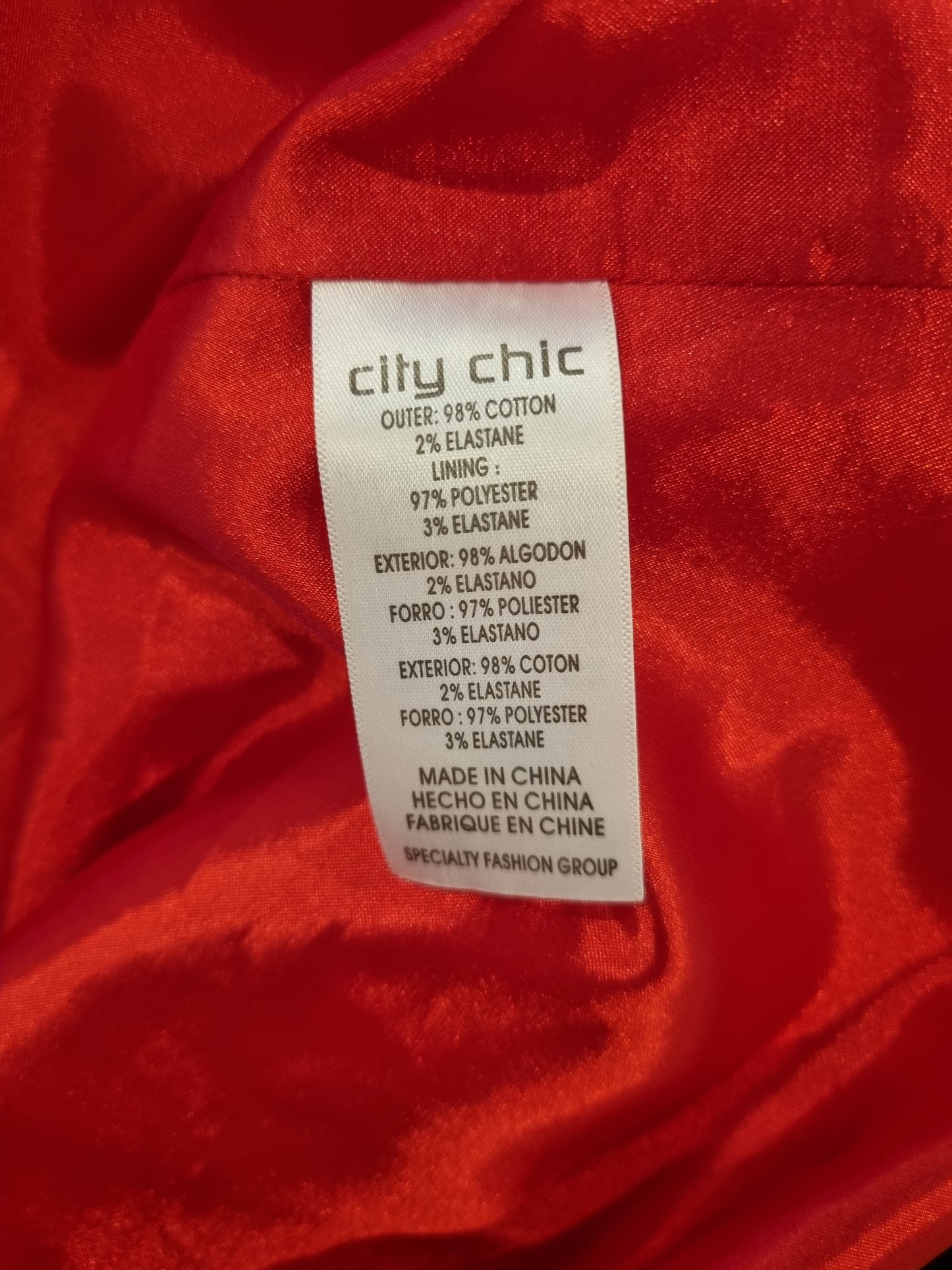 City Chic Dress - Size M (18/20)