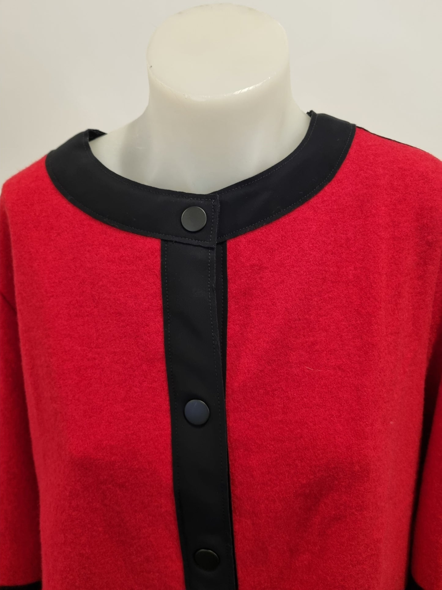Paula Ryan Colour Block Coat - Size M (BNWT (RRP $695)