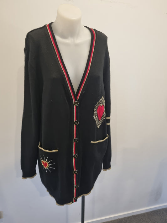 Paula Ryan Merino Cardigan - Size L