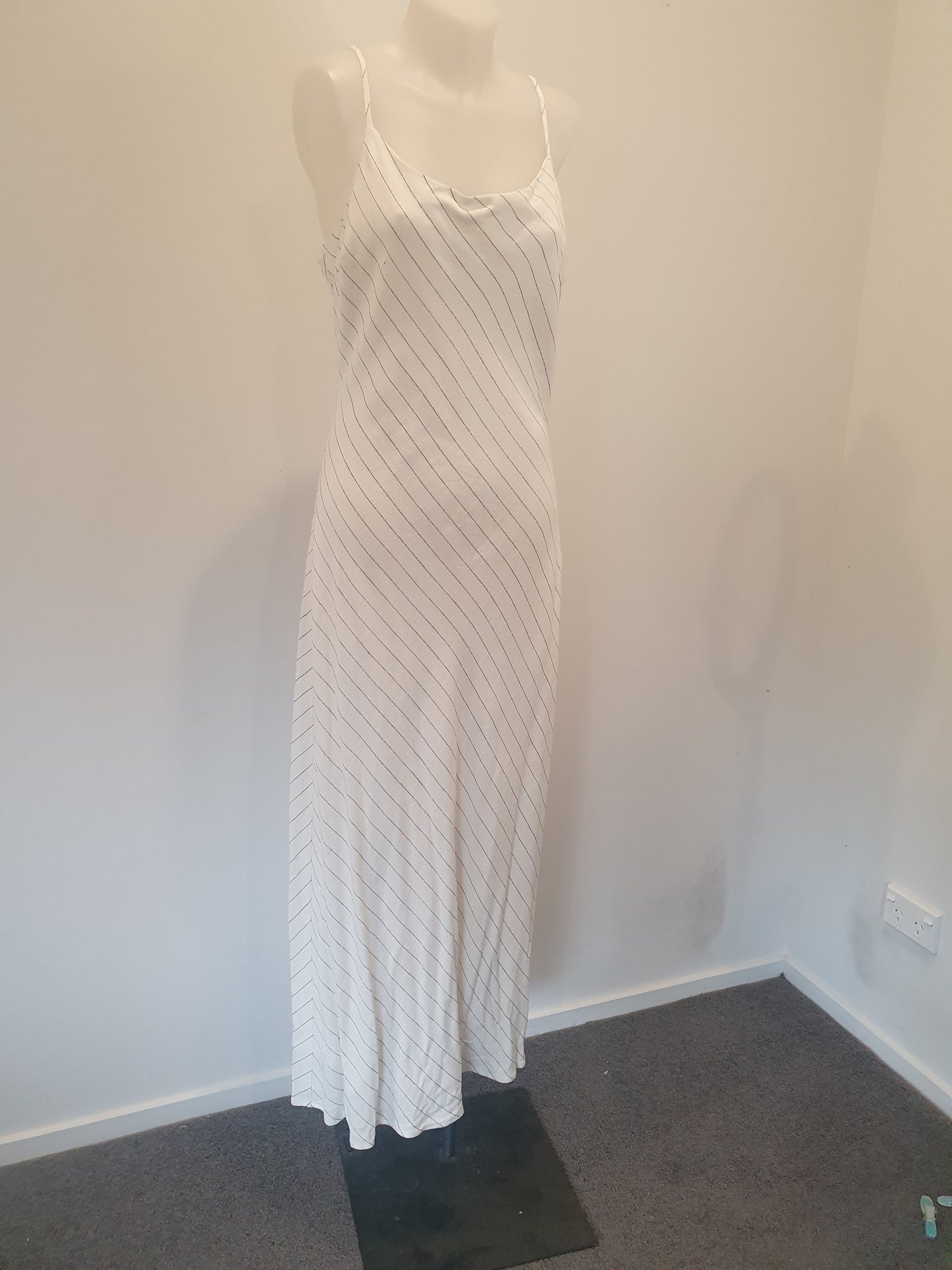 Jorge White Linen Dress - Size 12