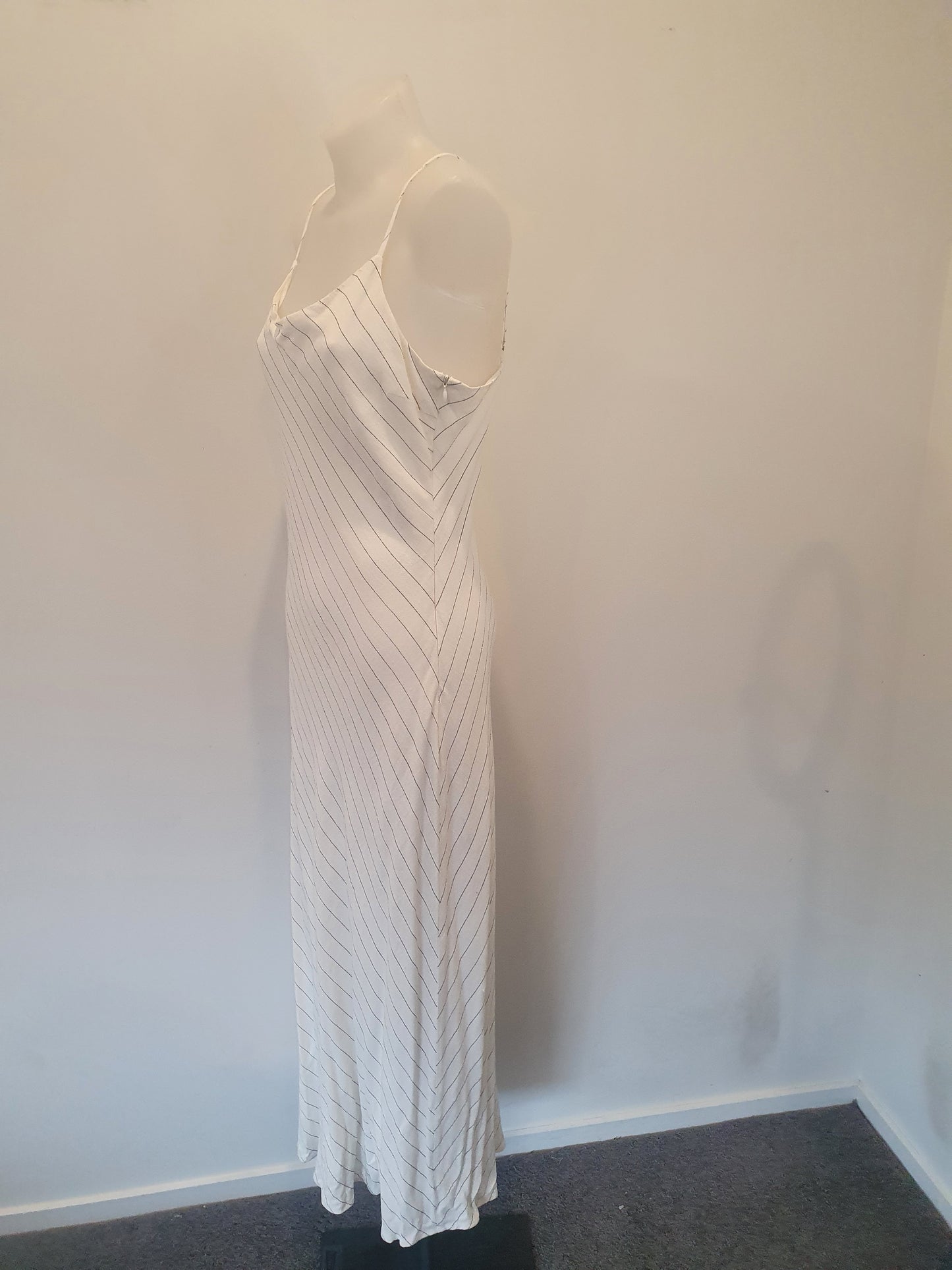 Jorge White Linen Dress - Size 12