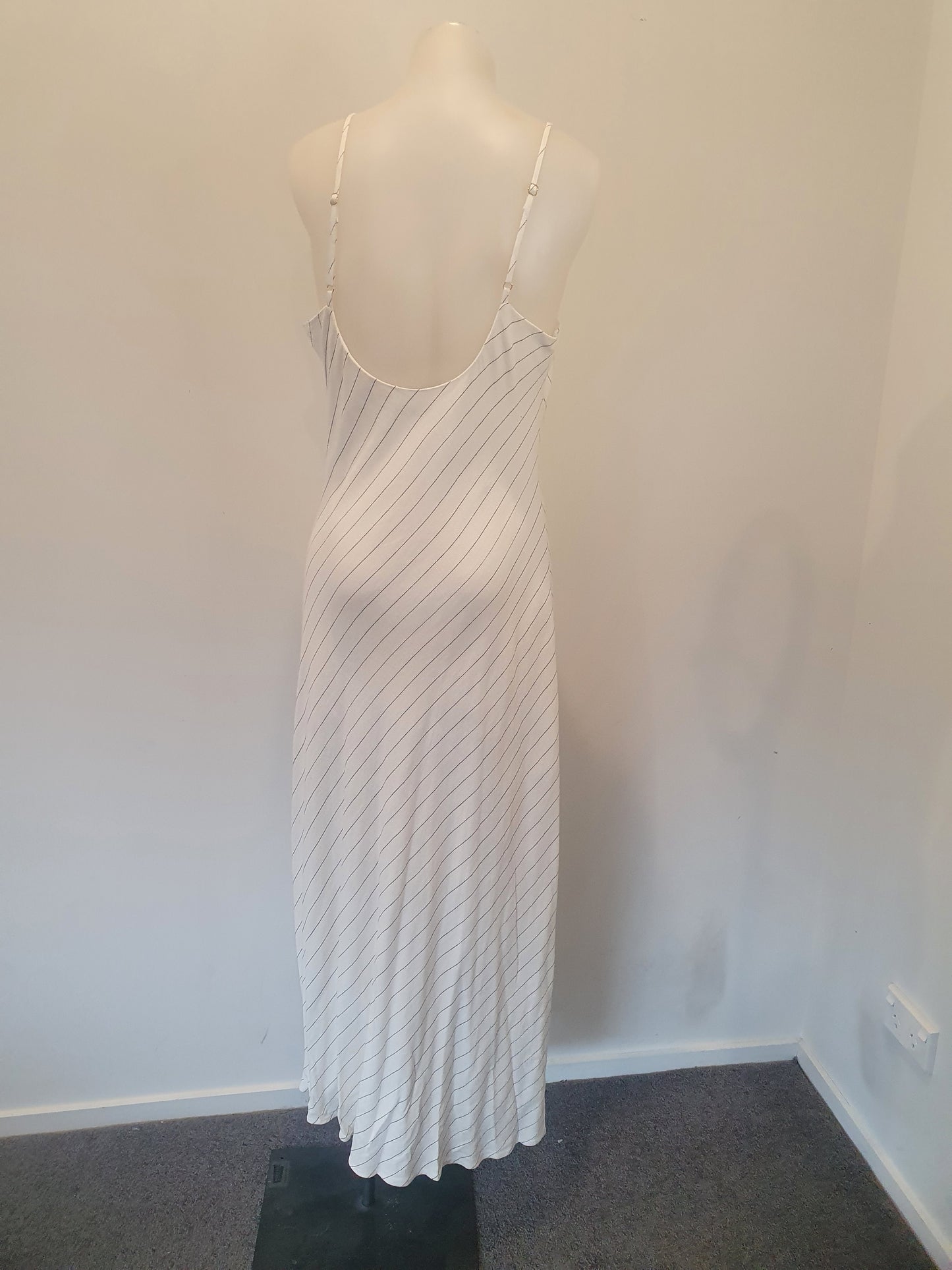 Jorge White Linen Dress - Size 12
