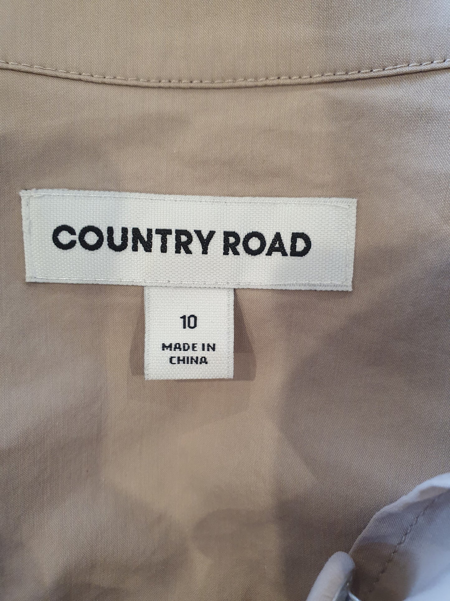 Country Road Shirt Dress  - Size 10