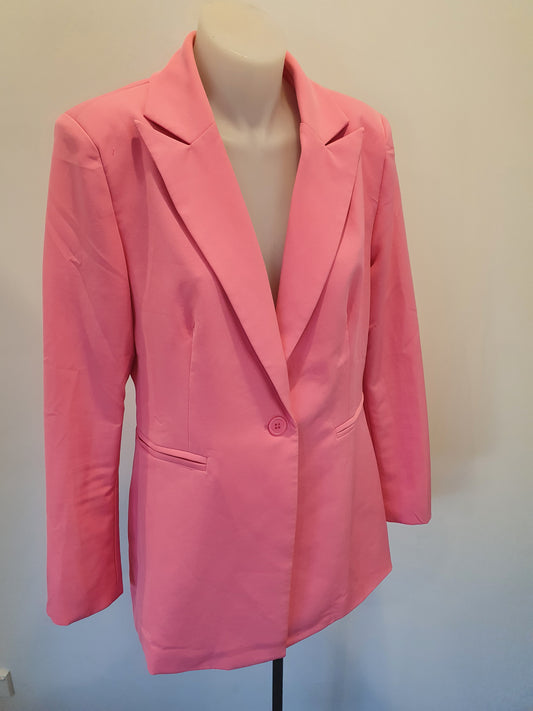 Showpo Pink Blazer - Size 12