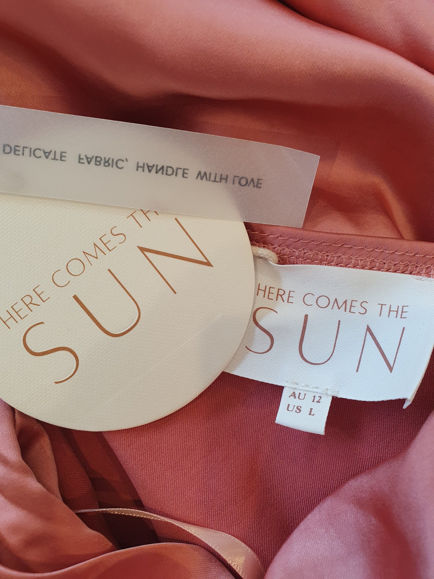Here Comes The Sun Evening Dress - Size 12