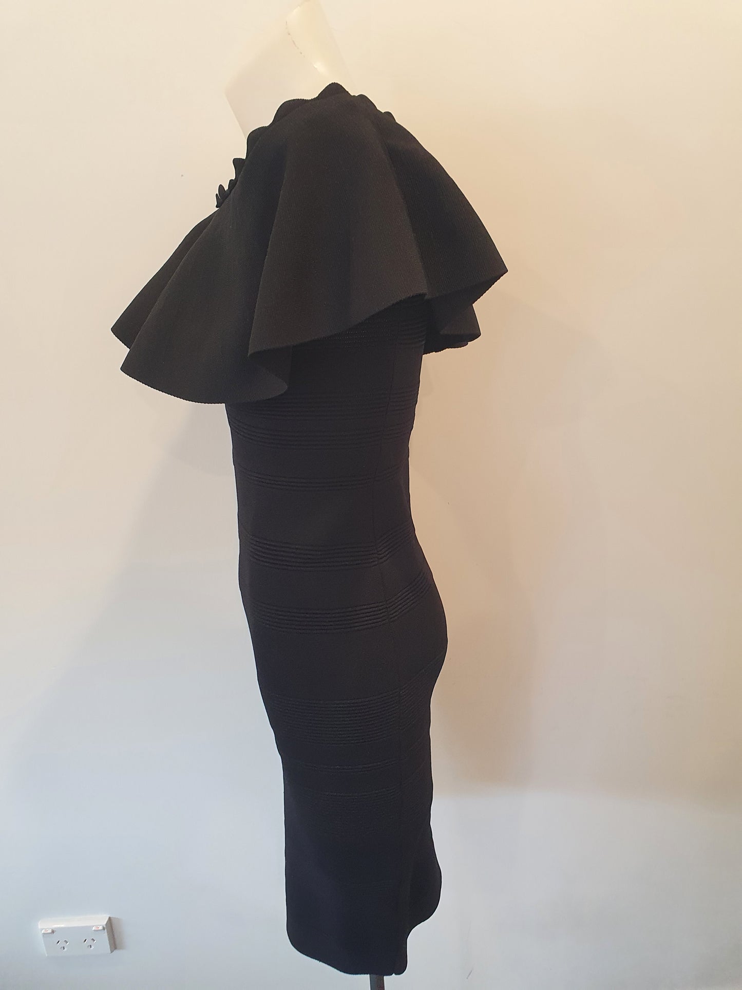 Forever New Black BodyCon Dress - Size 10