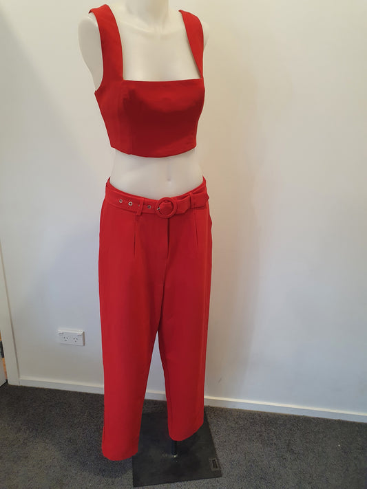Showpo Red Bralet - Size 12
