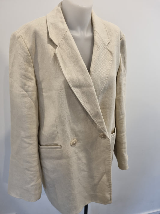 Country Road Linen Blazer - Size 12