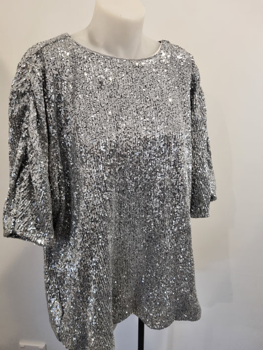 Stella Royal Sequin Top - 20 (Size 3)