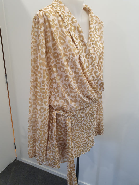 Stella Royal Wrap Top / Dress - Size 20/22