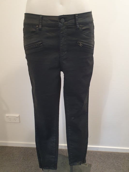 Witchery Coated Jeans - Size 10